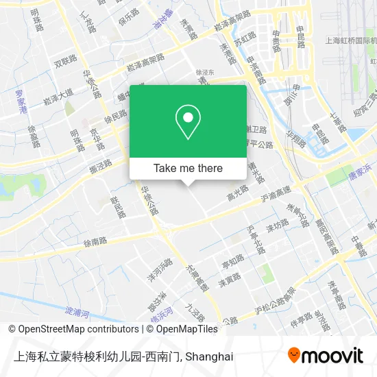 上海私立蒙特梭利幼儿园-西南门 map
