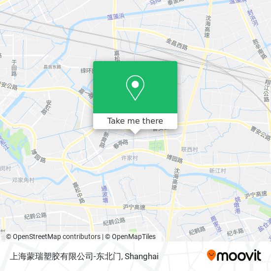 上海蒙瑞塑胶有限公司-东北门 map
