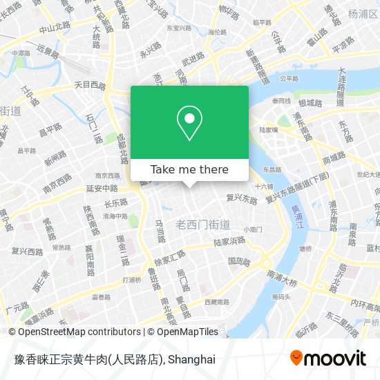 豫香睐正宗黄牛肉(人民路店) map