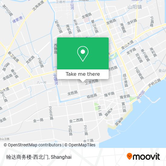 翰达商务楼-西北门 map