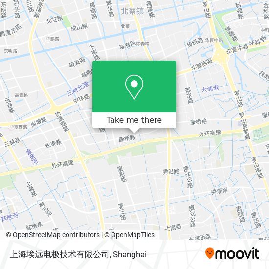 上海埃远电极技术有限公司 map