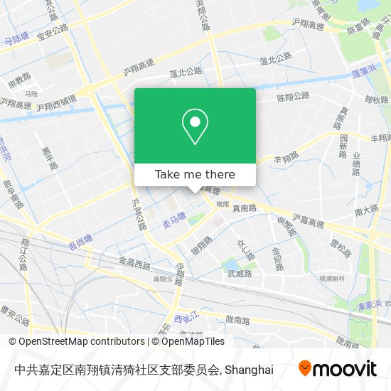 中共嘉定区南翔镇清猗社区支部委员会 map