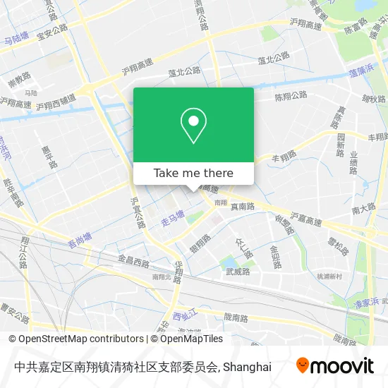 中共嘉定区南翔镇清猗社区支部委员会 map