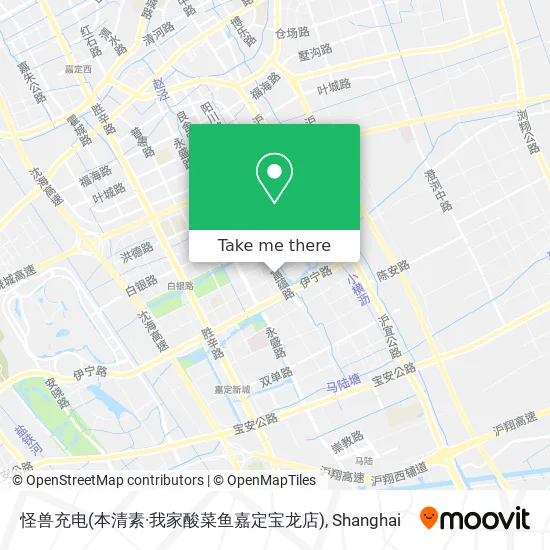 怪兽充电(本清素·我家酸菜鱼嘉定宝龙店) map