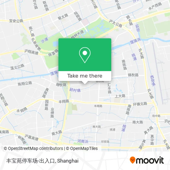 丰宝苑停车场-出入口 map