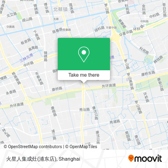 火星人集成灶(浦东店) map