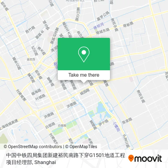 中国中铁四局集团新建裕民南路下穿G1501地道工程项目经理部 map