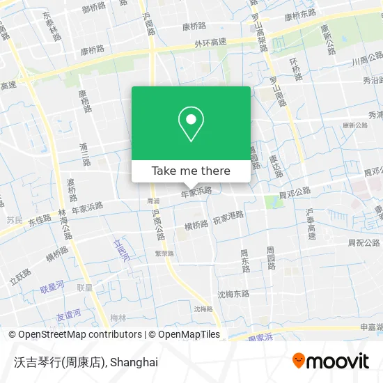 沃吉琴行(周康店) map