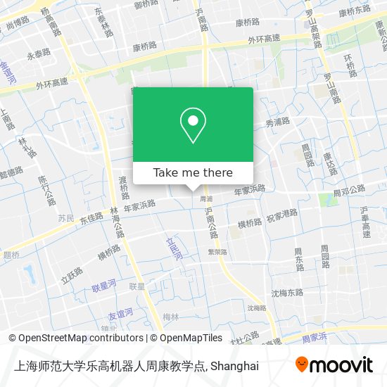 上海师范大学乐高机器人周康教学点 map