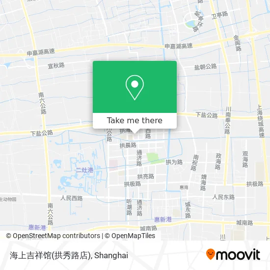 海上吉祥馆(拱秀路店) map