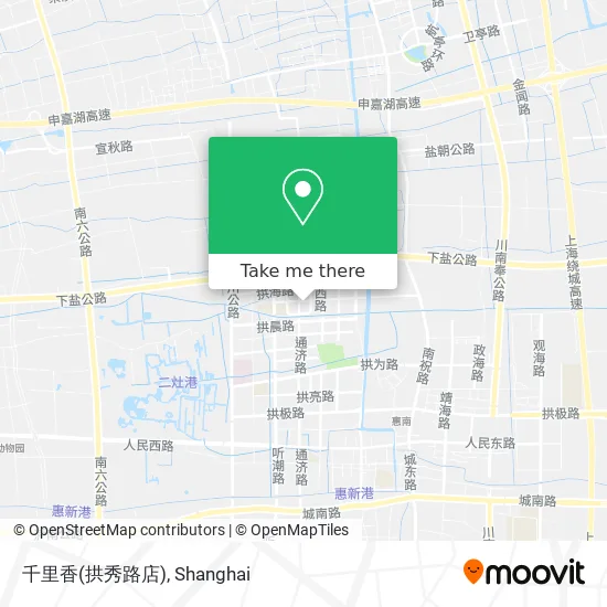 千里香(拱秀路店) map