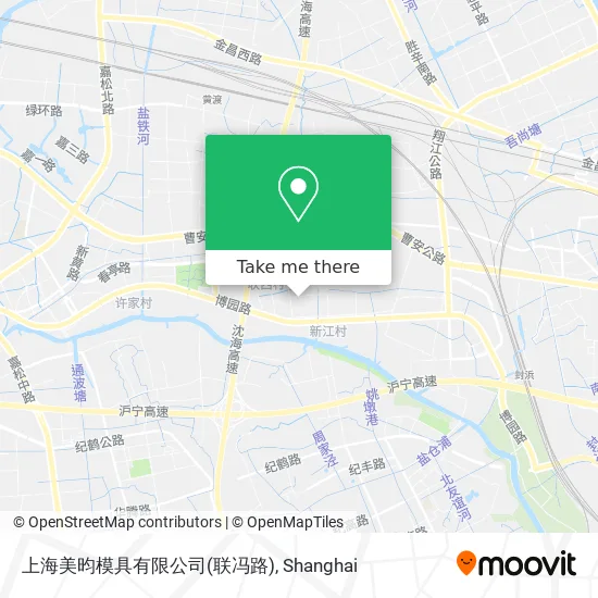 上海美昀模具有限公司(联冯路) map
