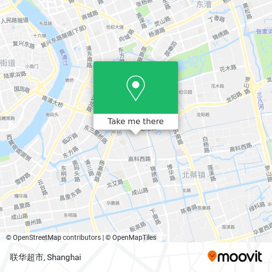 联华超市 map