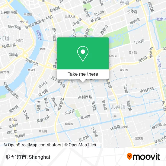 联华超市 map