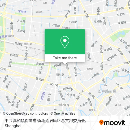 中共真如镇街道曹杨花苑居民区总支部委员会 map