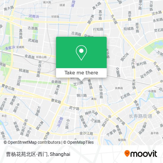 曹杨花苑北区-西门 map