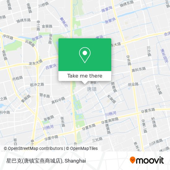 星巴克(唐镇宝燕商城店) map