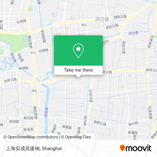 上海实成高速钢 map