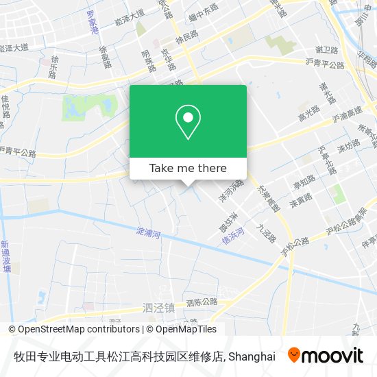 牧田专业电动工具松江高科技园区维修店 map