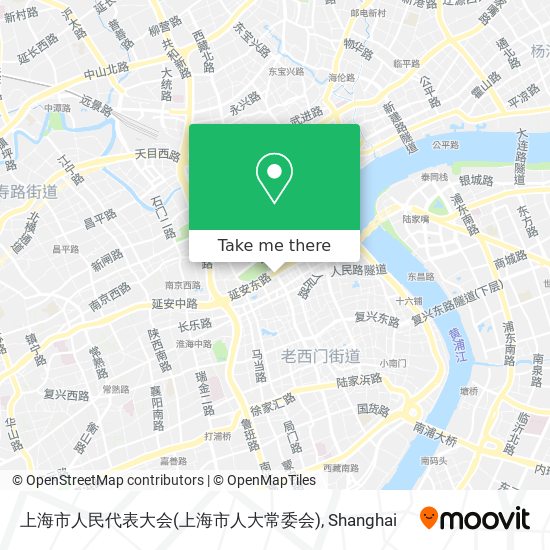 上海市人民代表大会(上海市人大常委会) map