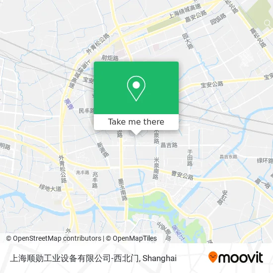 上海顺勋工业设备有限公司-西北门 map