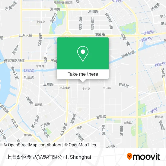 上海勋悦食品贸易有限公司 map