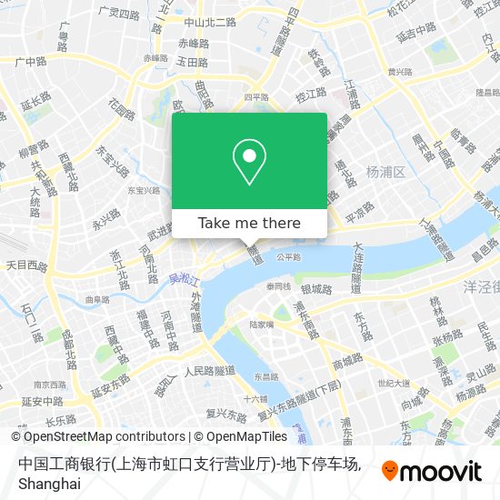 中国工商银行(上海市虹口支行营业厅)-地下停车场 map