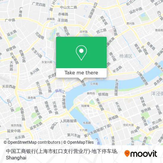 中国工商银行(上海市虹口支行营业厅)-地下停车场 map