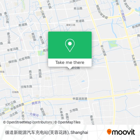 循道新能源汽车充电站(芙蓉花路) map