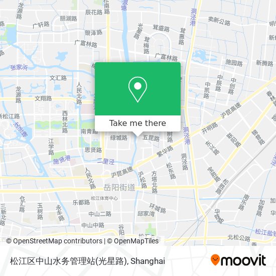 松江区中山水务管理站(光星路) map