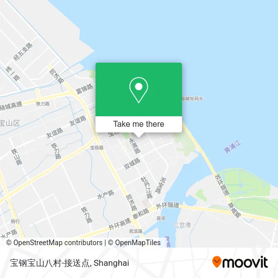 宝钢宝山八村-接送点 map