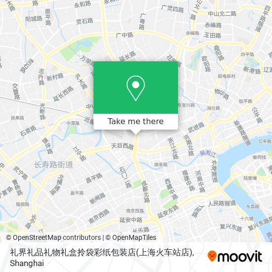礼界礼品礼物礼盒拎袋彩纸包装店(上海火车站店) map