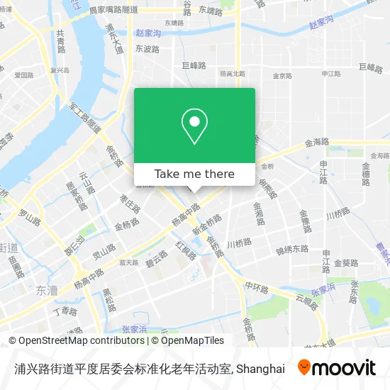 浦兴路街道平度居委会标准化老年活动室 map