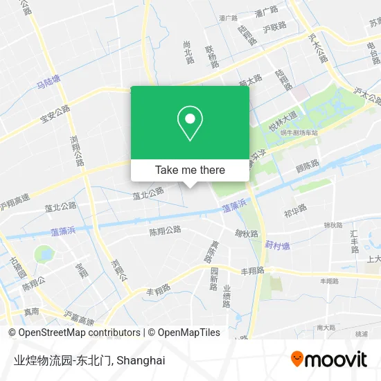 业煌物流园-东北门 map