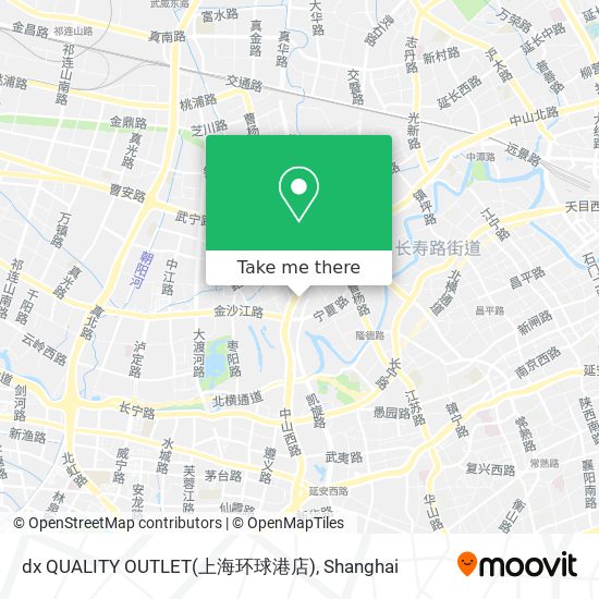 dx QUALITY OUTLET(上海环球港店) map