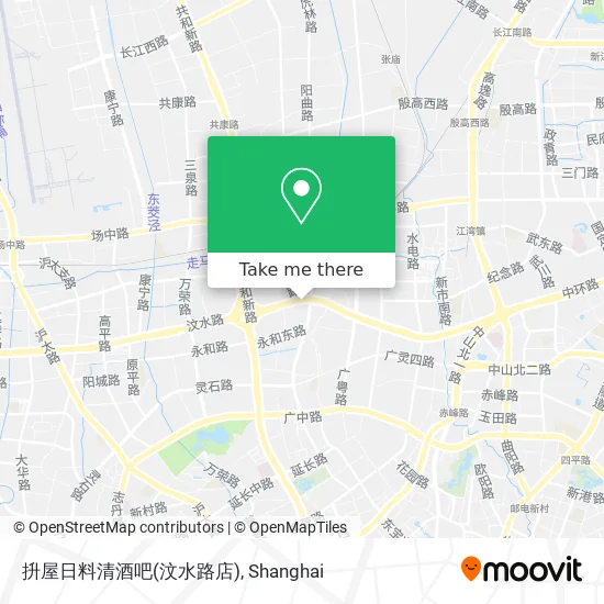 抍屋日料清酒吧(汶水路店) map