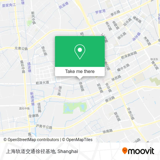 上海轨道交通徐径基地 map