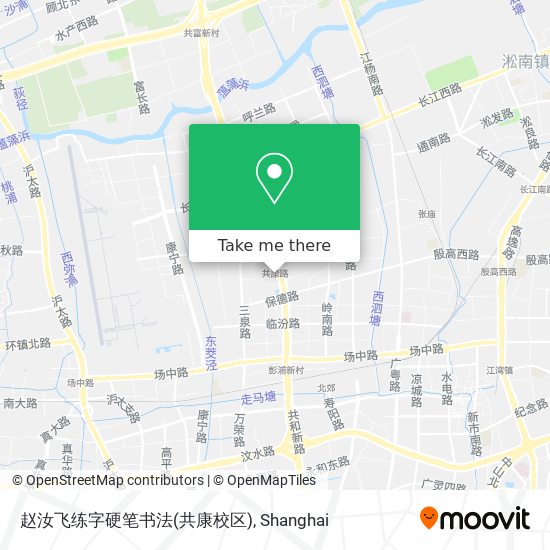 赵汝飞练字硬笔书法(共康校区) map