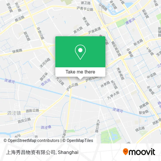 上海秀昌物资有限公司 map