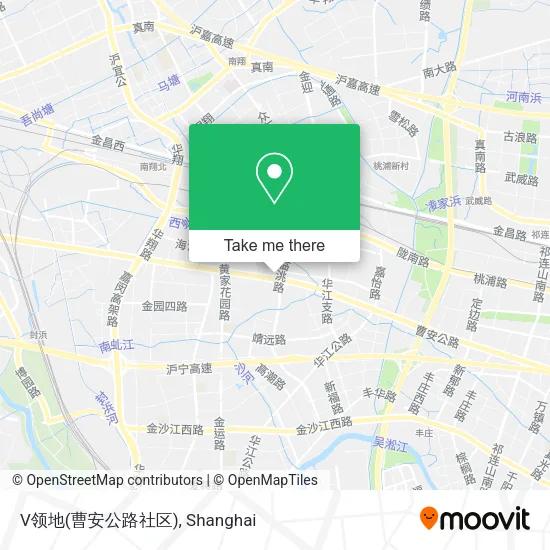 V领地(曹安公路社区) map