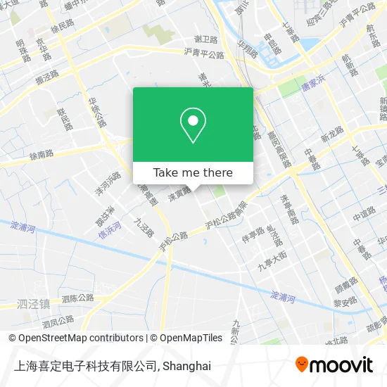 上海喜定电子科技有限公司 map