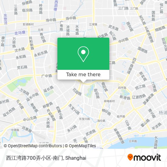 西江湾路700弄小区-南门 map