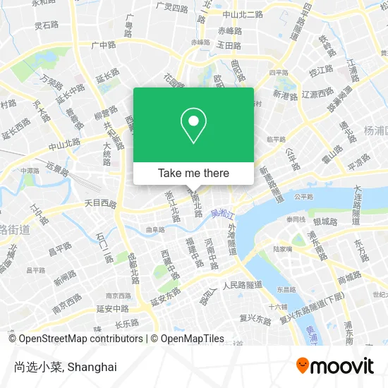 尚选小菜 map