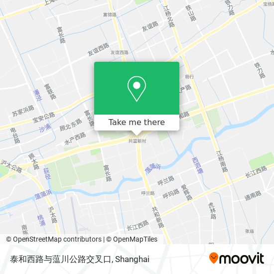 泰和西路与蕰川公路交叉口 map