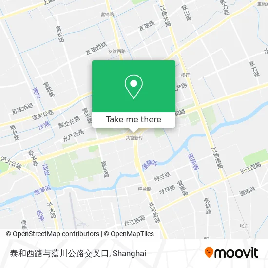 泰和西路与蕰川公路交叉口 map