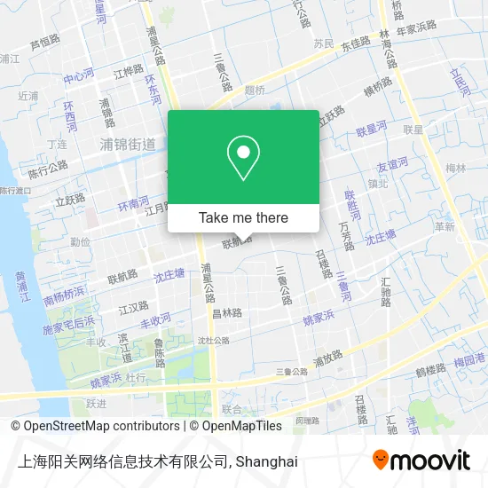 上海阳关网络信息技术有限公司 map