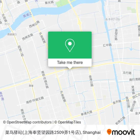 菜鸟驿站(上海奉贤望园路2509弄1号店) map