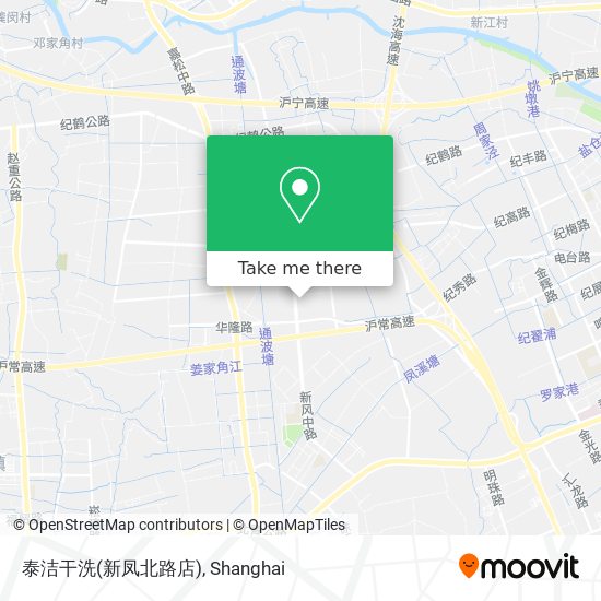 泰洁干洗(新凤北路店) map