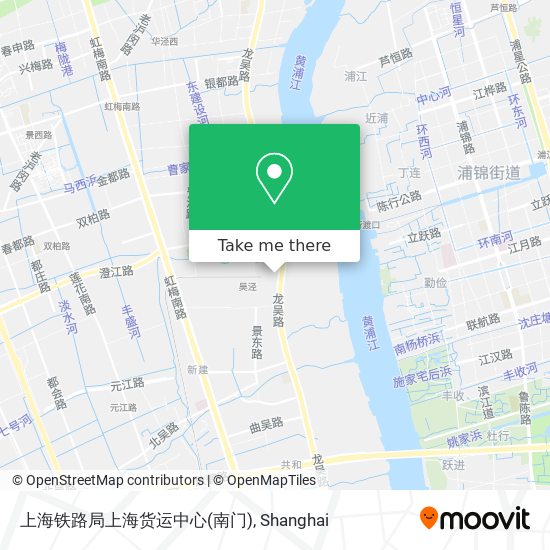 上海铁路局上海货运中心(南门) map