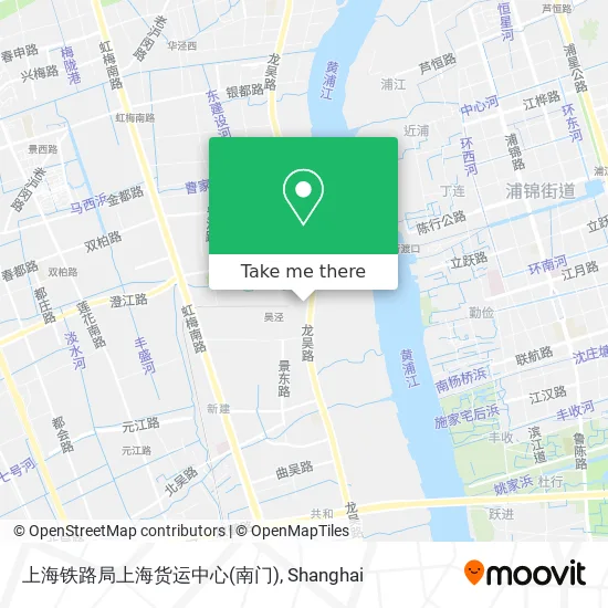 上海铁路局上海货运中心(南门) map